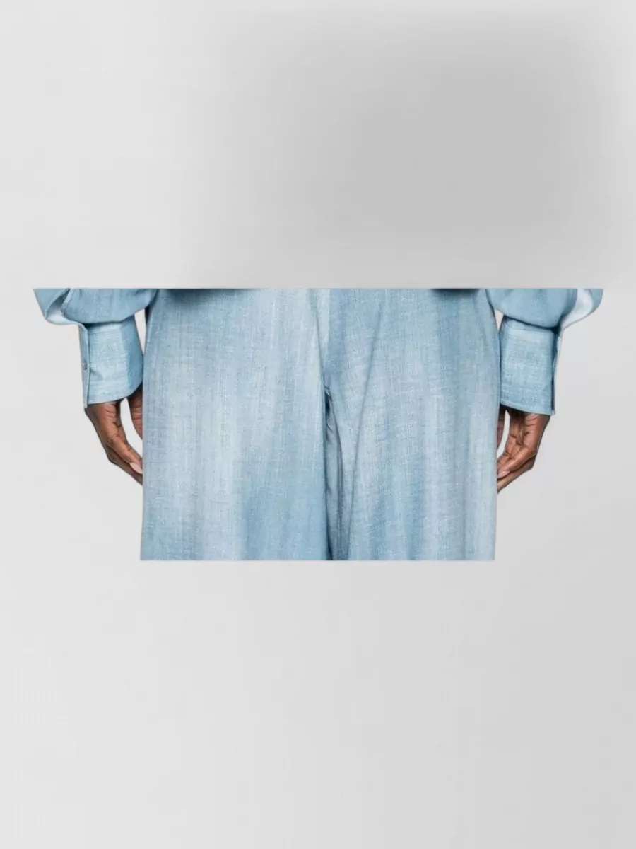 Ermanno Scervino Shirt Lace Detailing Buttoned Cuffs Collared Neck