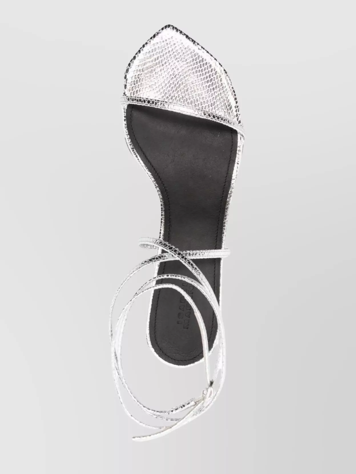 ISABEL MARANT CONE HEEL LEATHER SANDALS