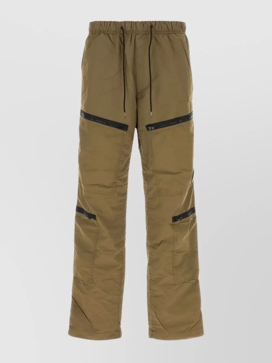 Shop C.p. Company Functional Nylon Cargo Pants In Brown