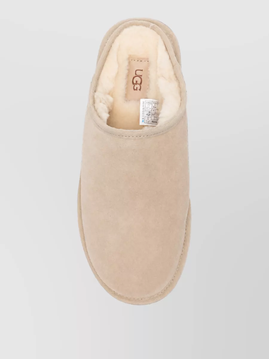 Ugg Suede Leather Slip-On Slippers