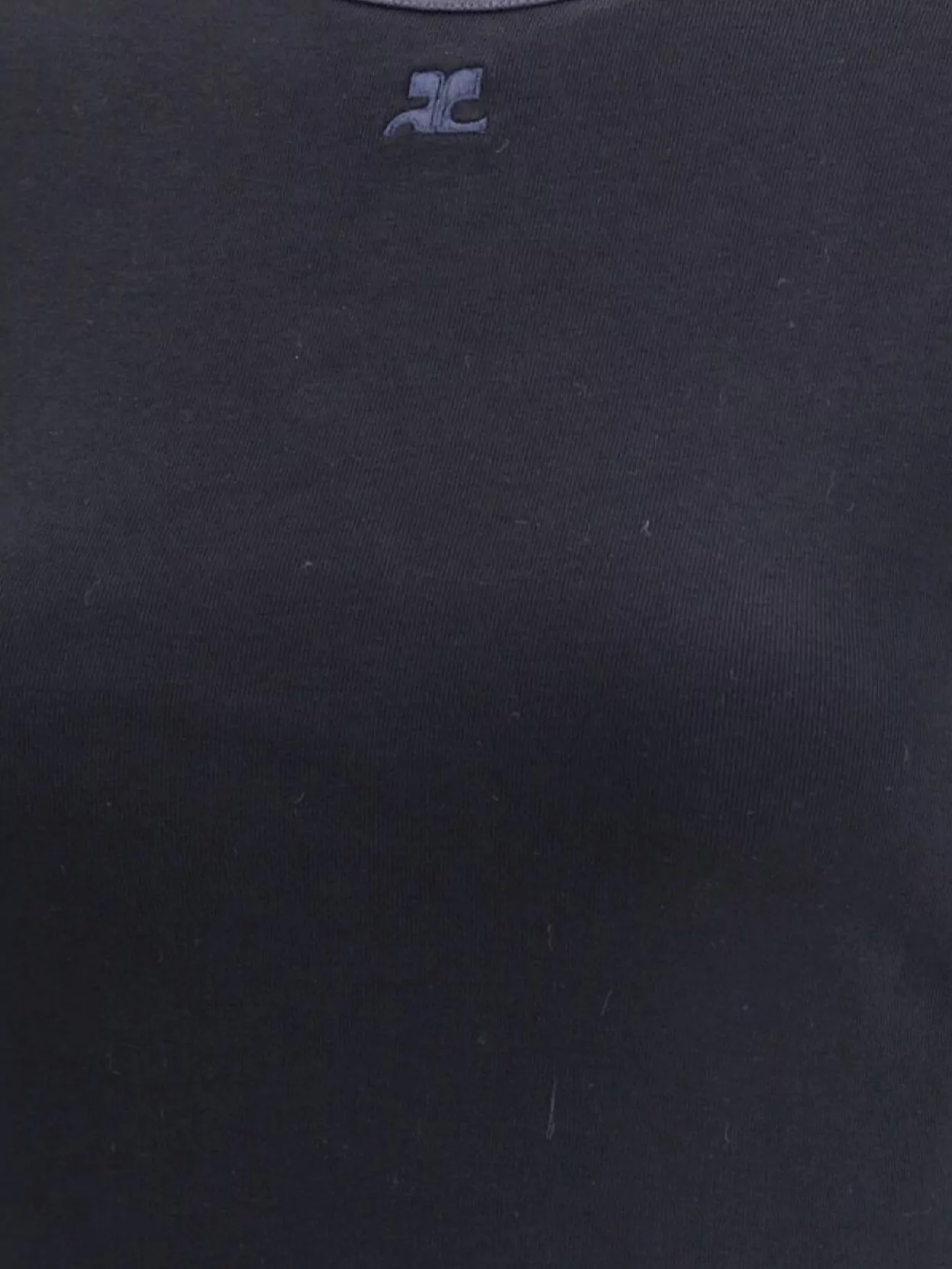 Shop Courrèges Refined Crew Neck Cotton T-shirt