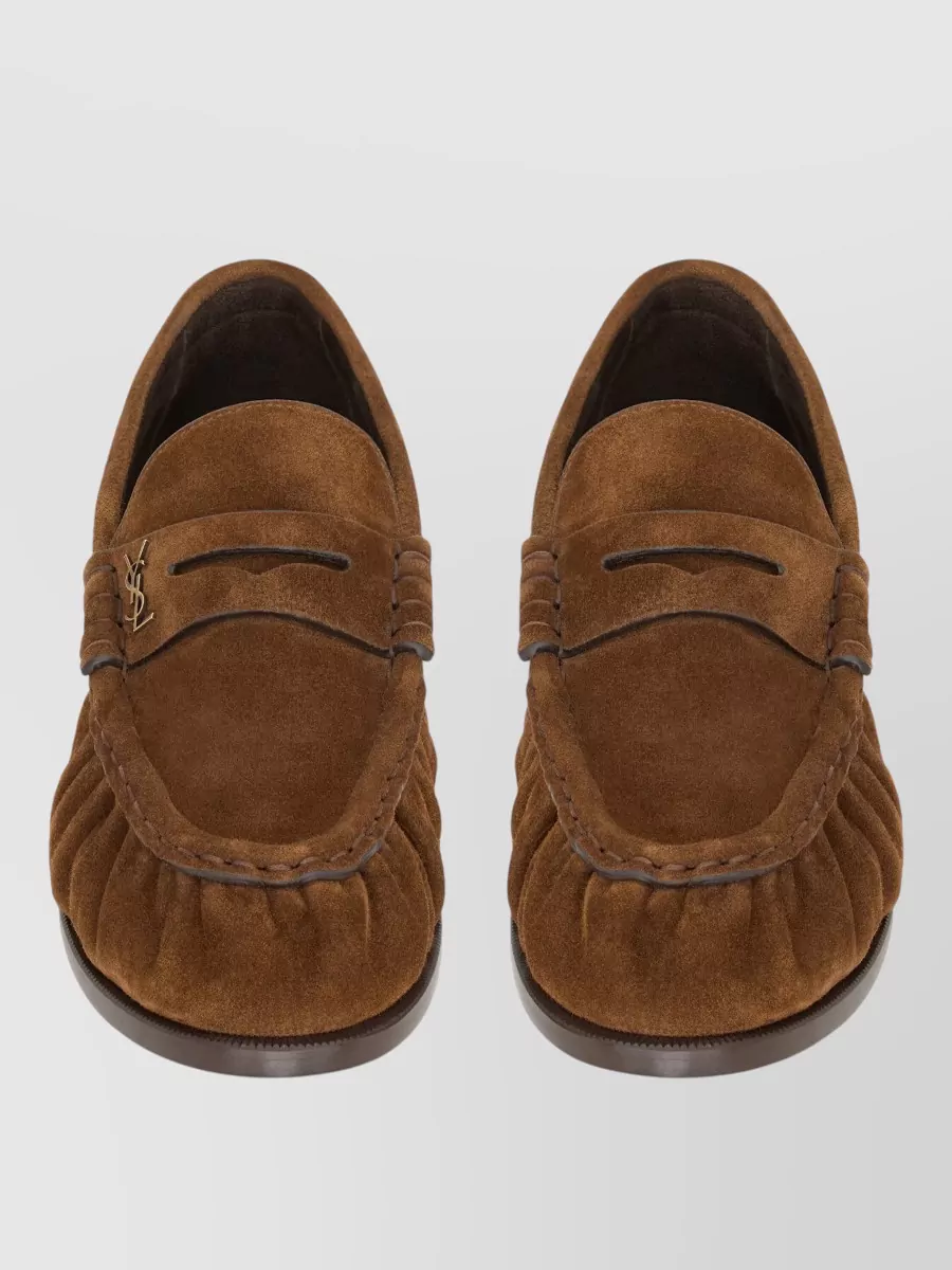 Saint Laurent Suede Loafers