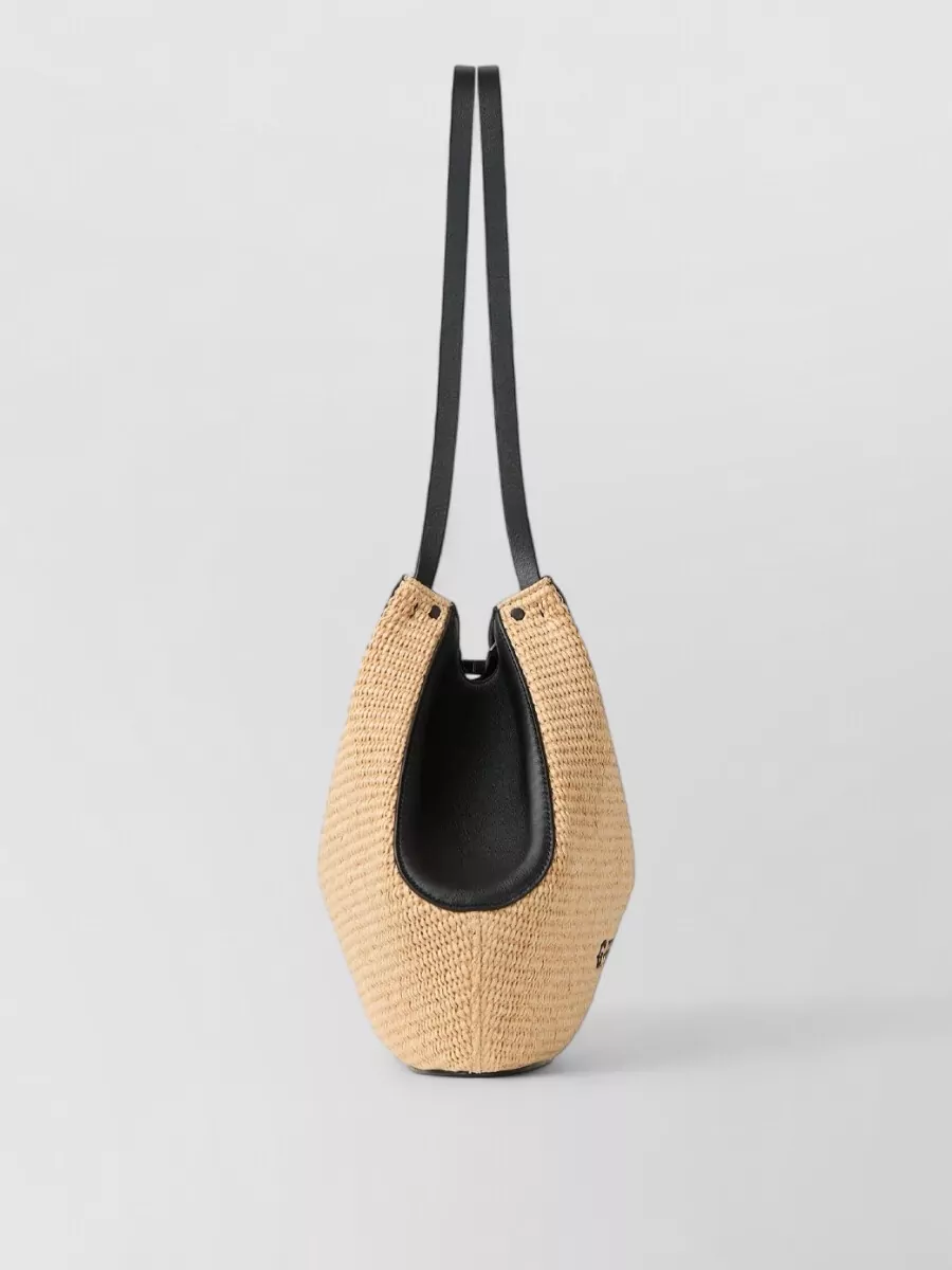 Givenchy Facet Small Raffia Tote Bag