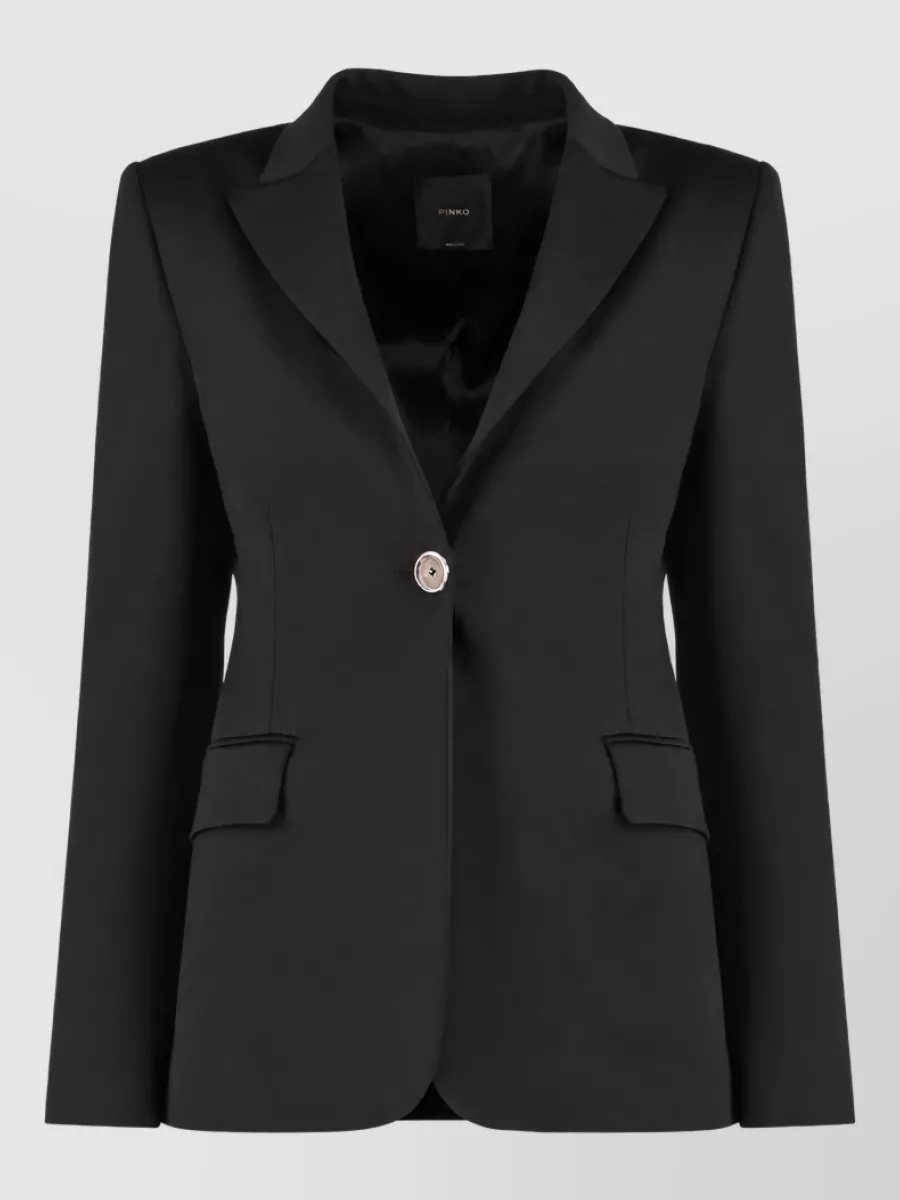 Pinko Single-breasted fitted blazer