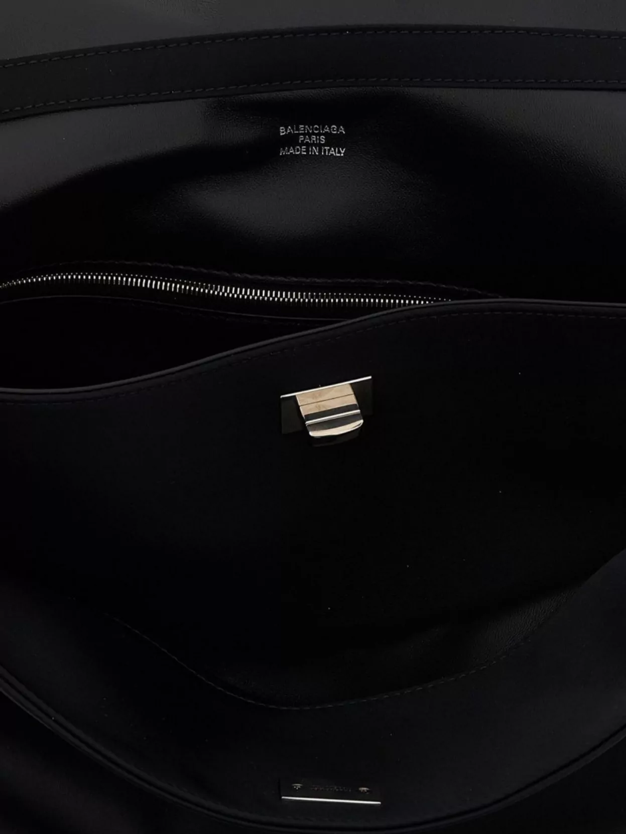 Balenciaga Medium Handbag With Top Handle And Metallic Hardware