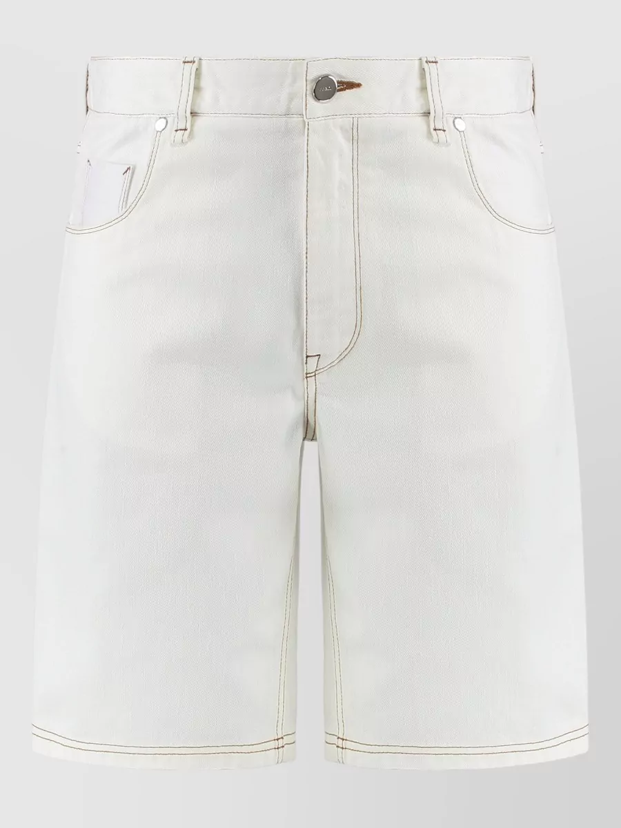 Fendi cotton chino shorts