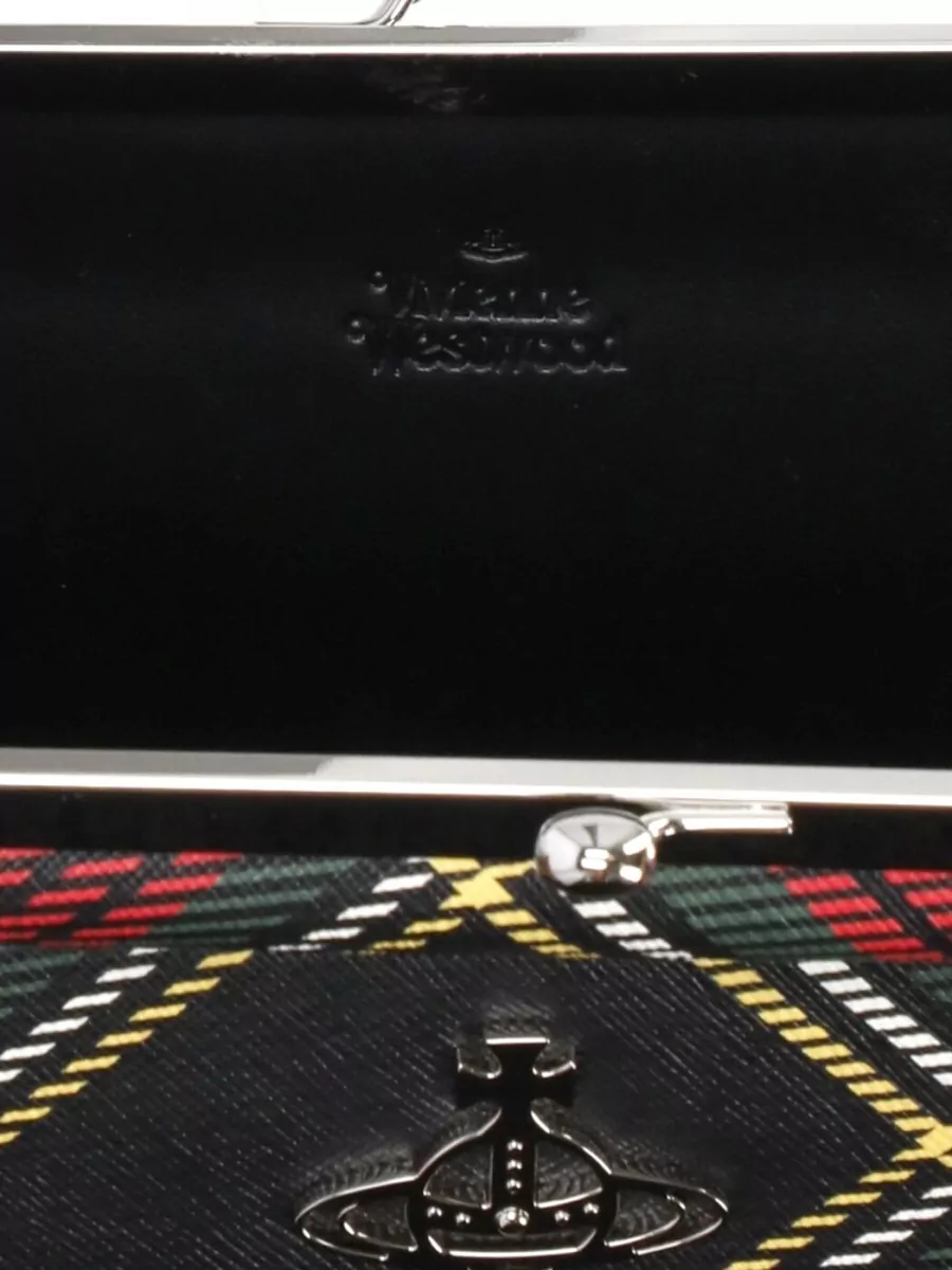 Vivienne Westwood Yasmine Tartan Clutch Bag