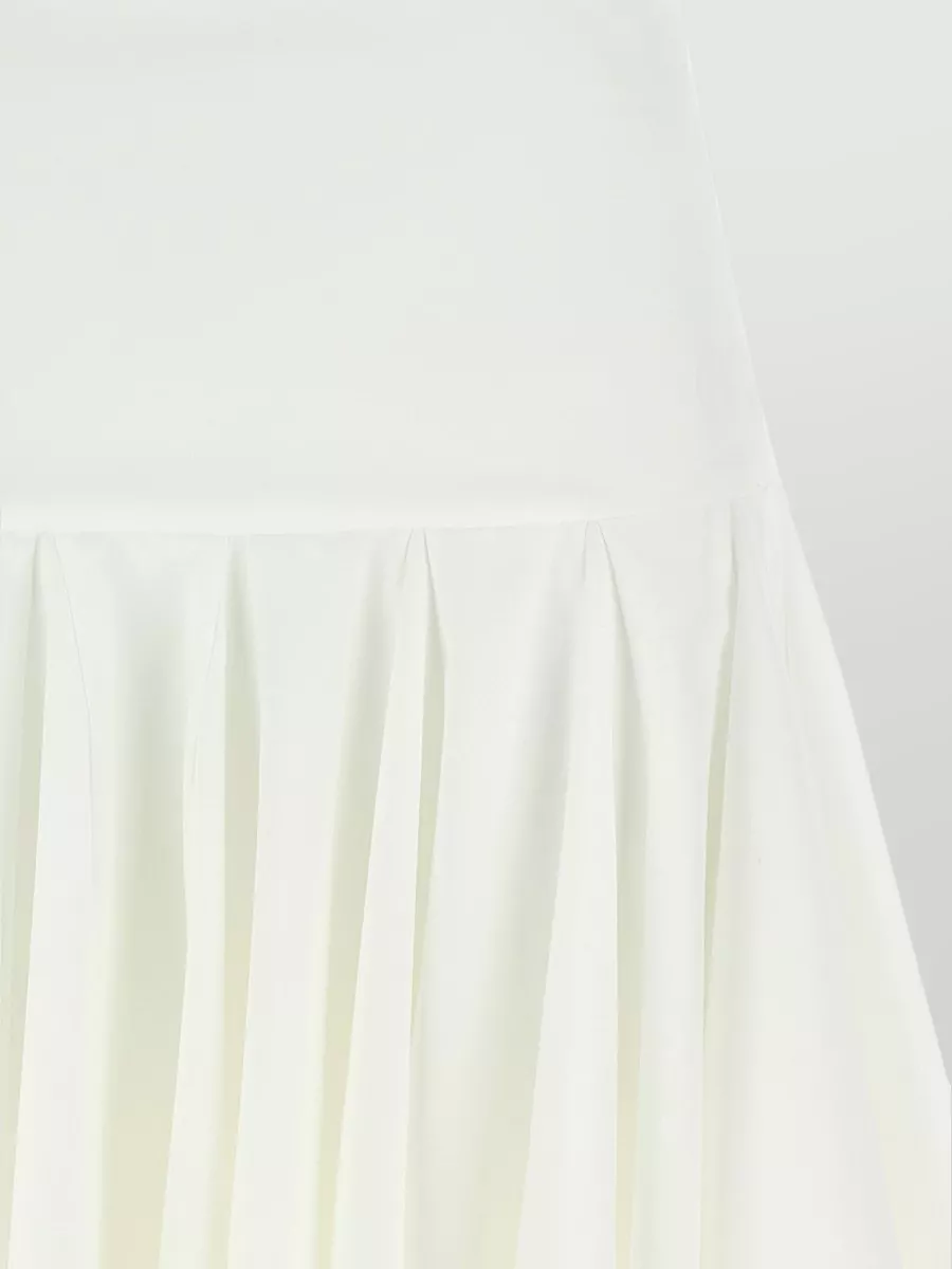Jacquemus Asymmetric Draped High-Rise Midi Skirt