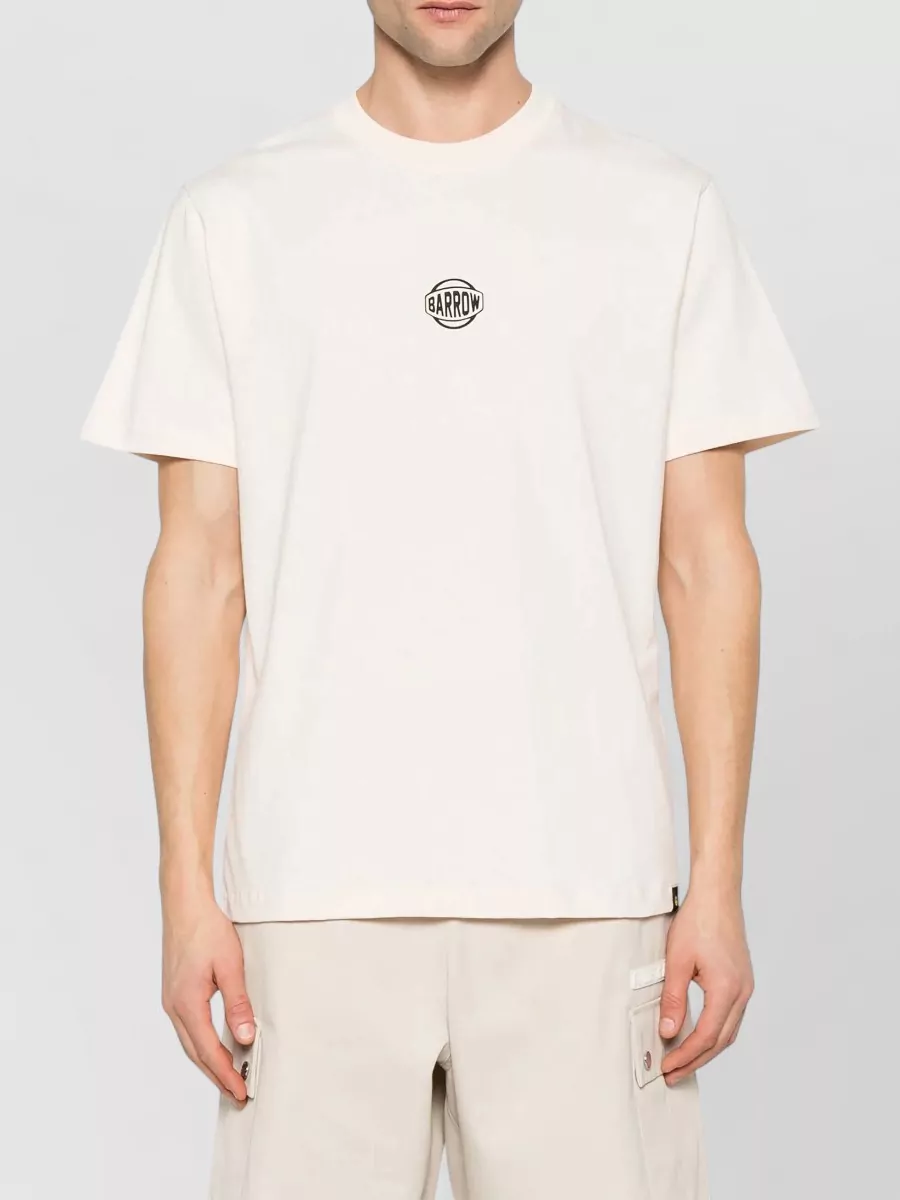 Barrow Cotton Logo Print T-Shirt