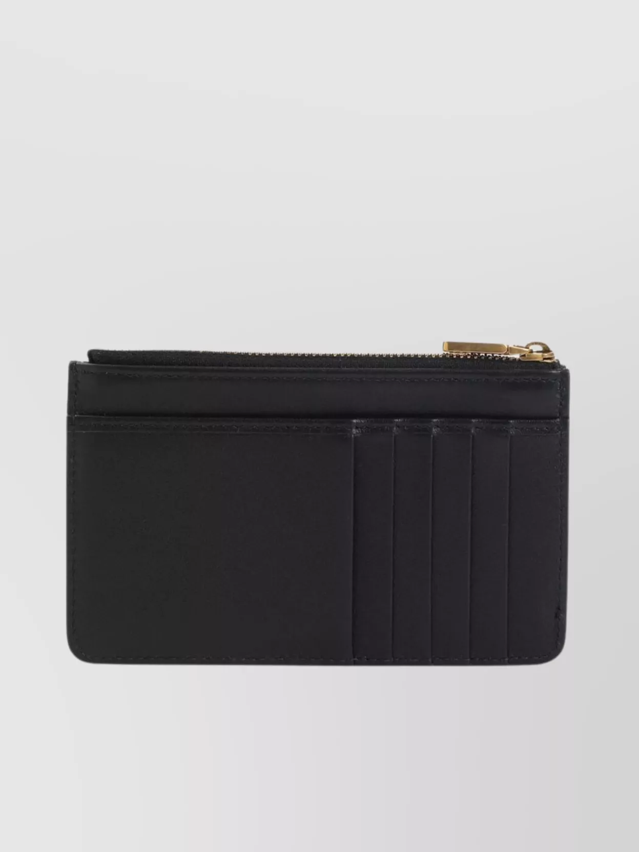 Dolce&Gabbana Zipped Credit Card Holder With Gold-Tone Hardware