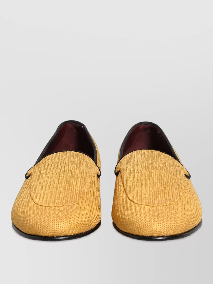 Dolce&Gabbana Leather Slip-On Loafers