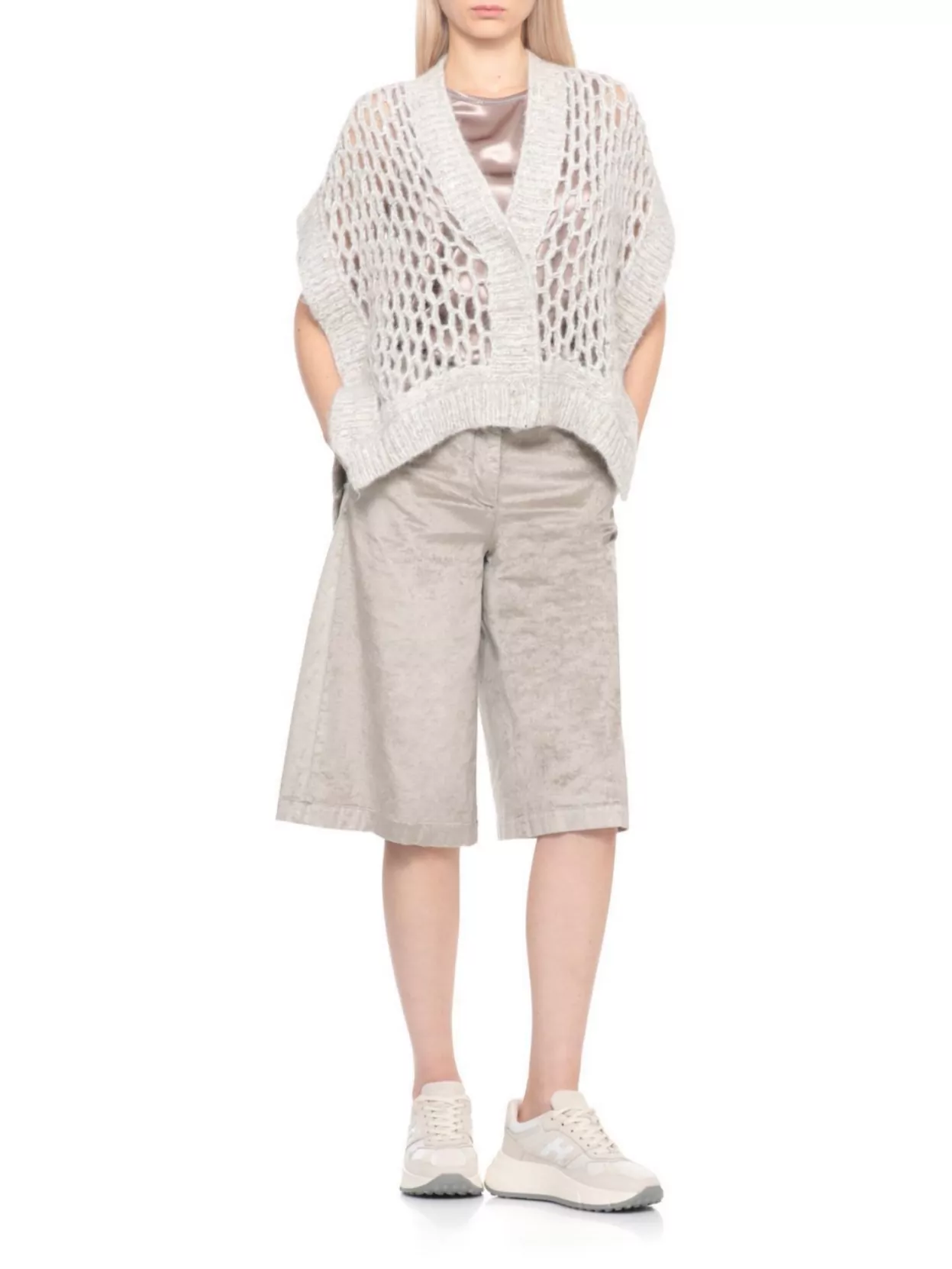 Peserico Sleeveless Top With Keyhole Back Design