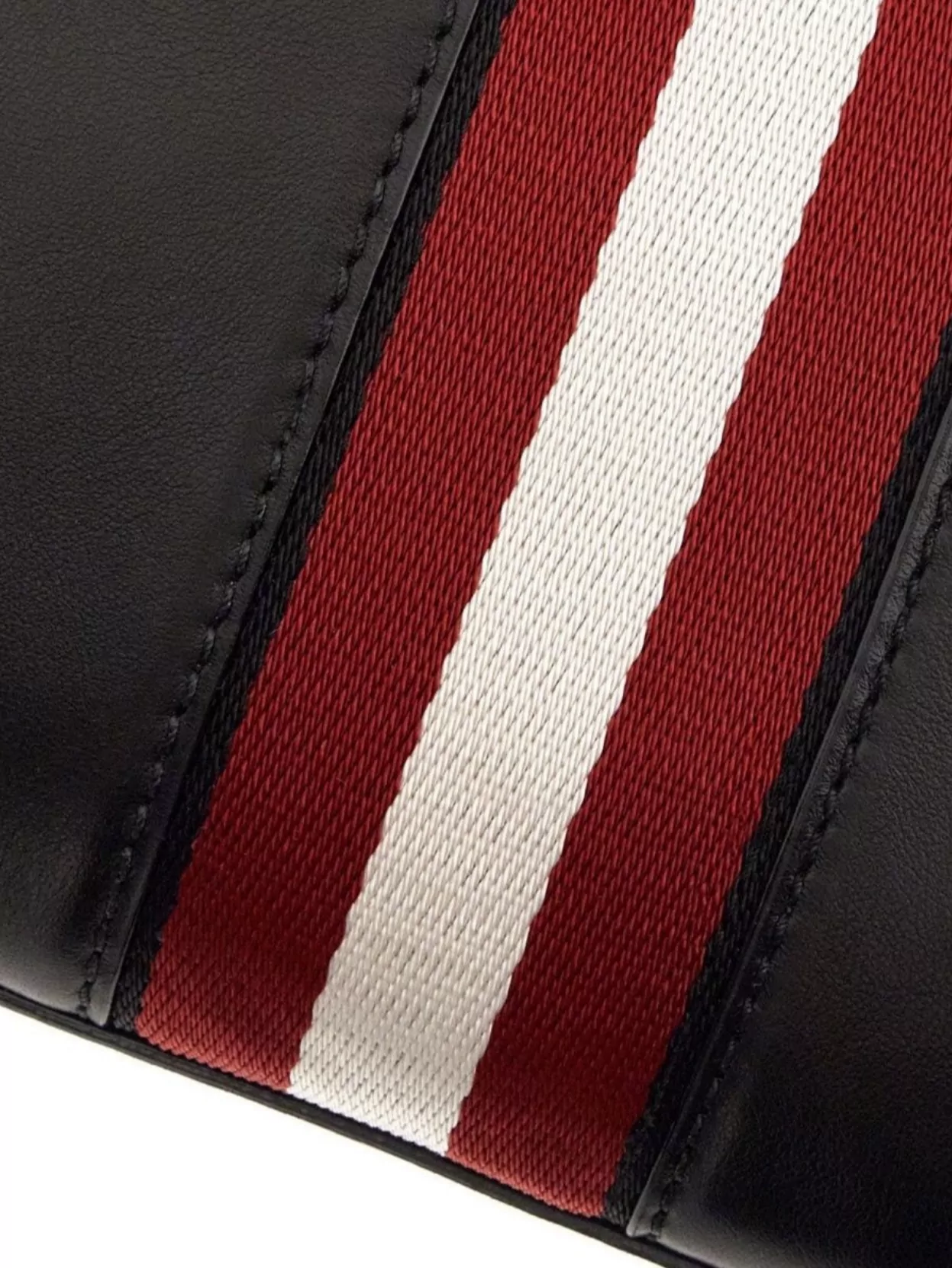 Bally Smooth Leather Document Case With Shoulder Strap