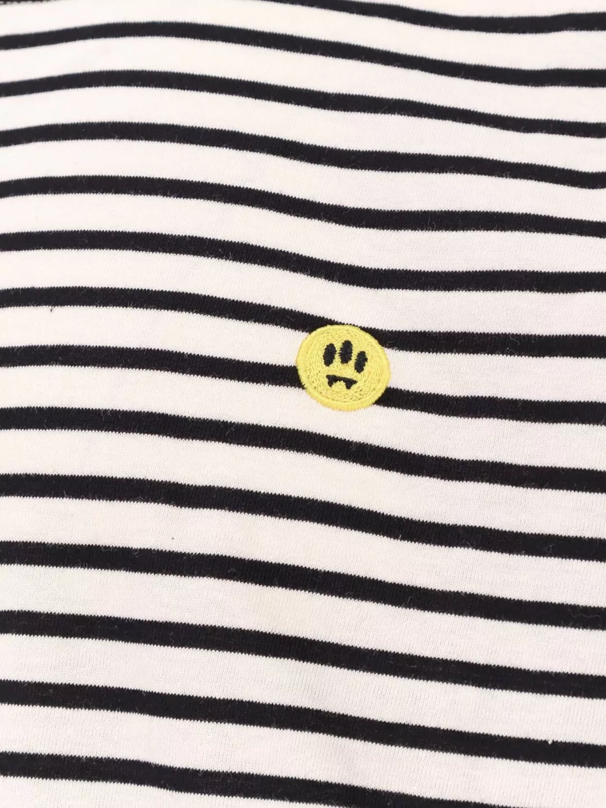 Barrow Striped Cotton T-Shirt Logo Embroidery