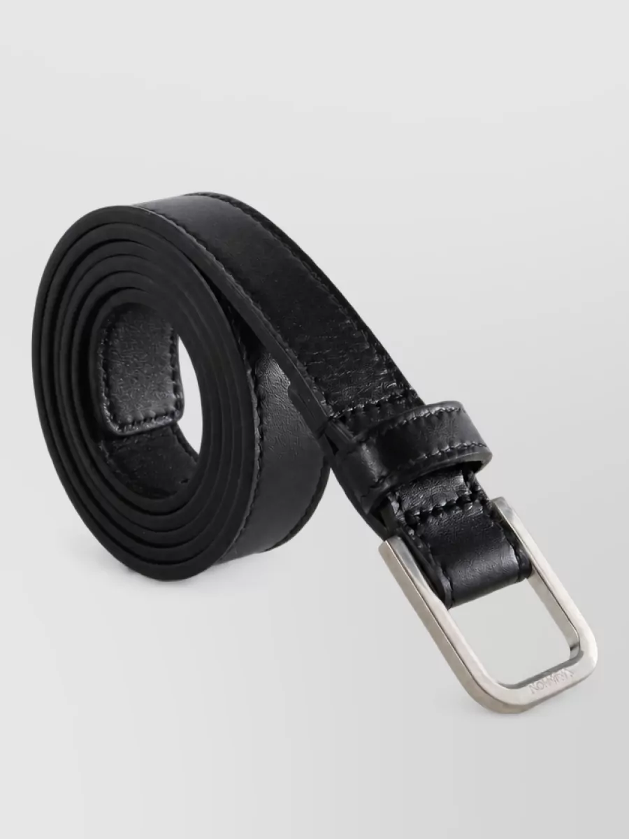 Saint Laurent leather thin belt