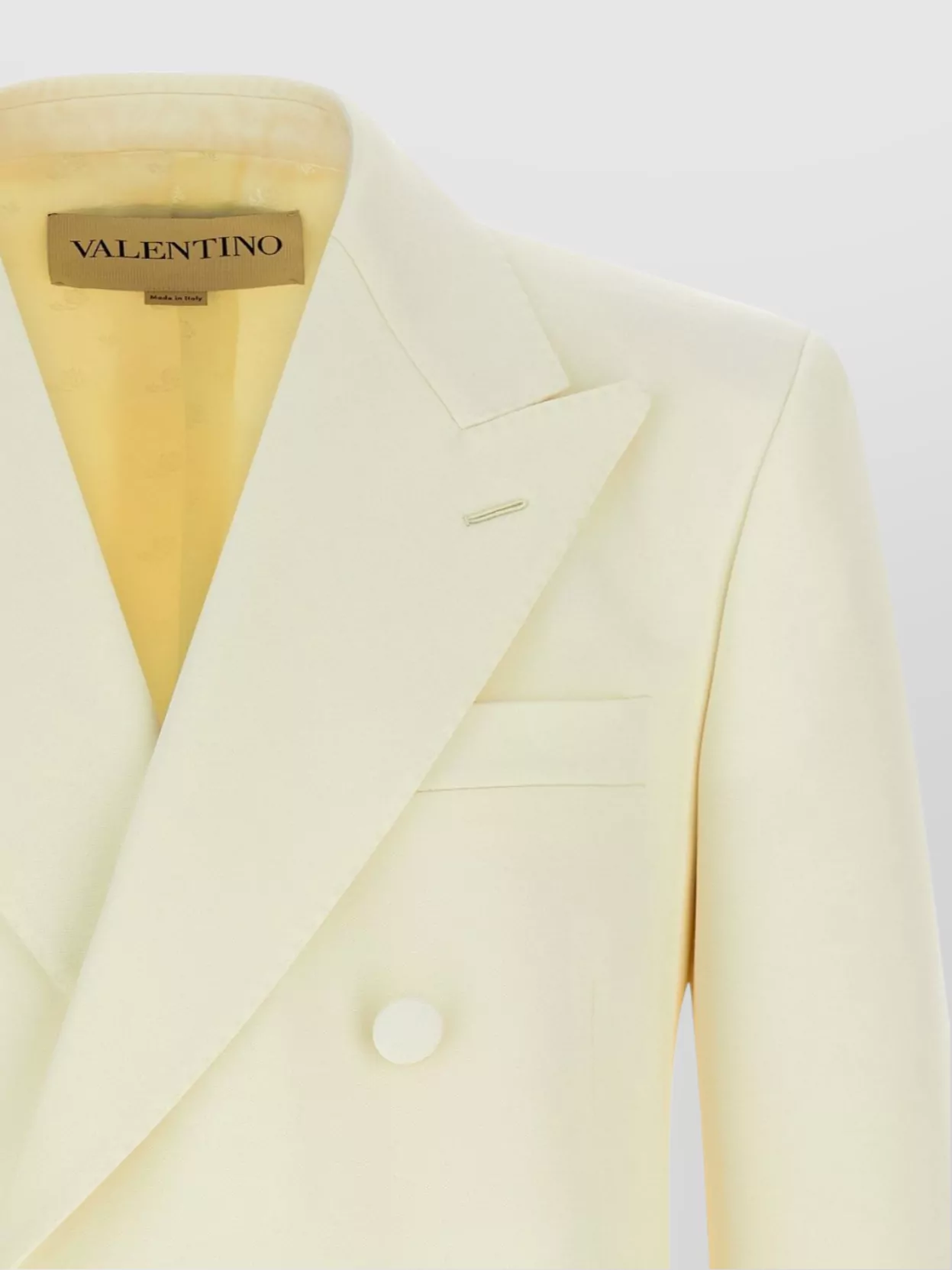 Valentino Garavani Double-Breasted Blazer Notch Lapels