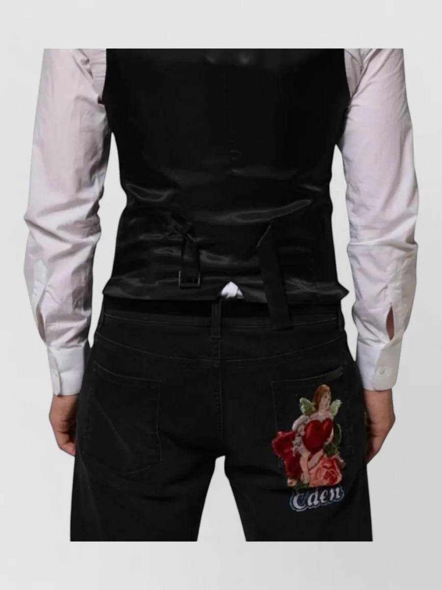 Dolce&Gabbana Wool Silk Waistcoat