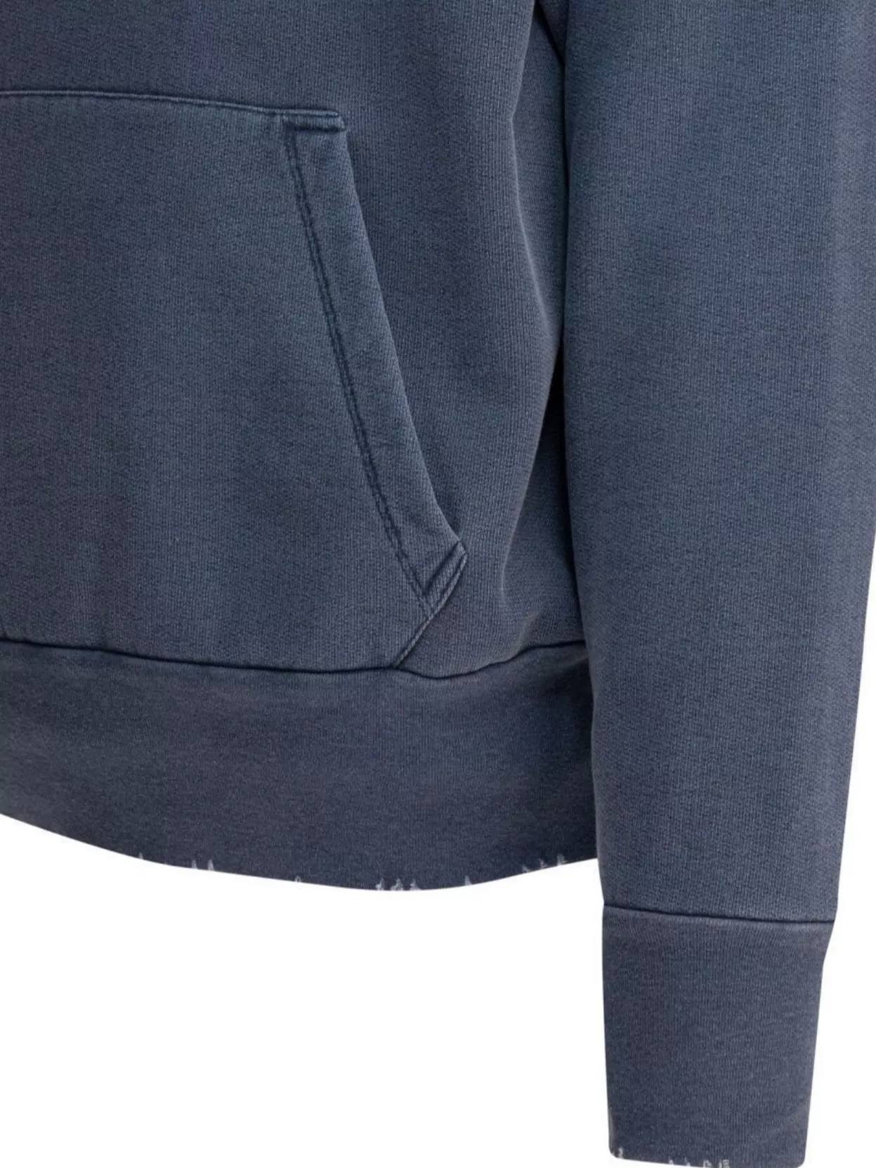 Our Legacy Hooded Sweatshirt With Kangaroo Pocket And Ribbed Cuffs