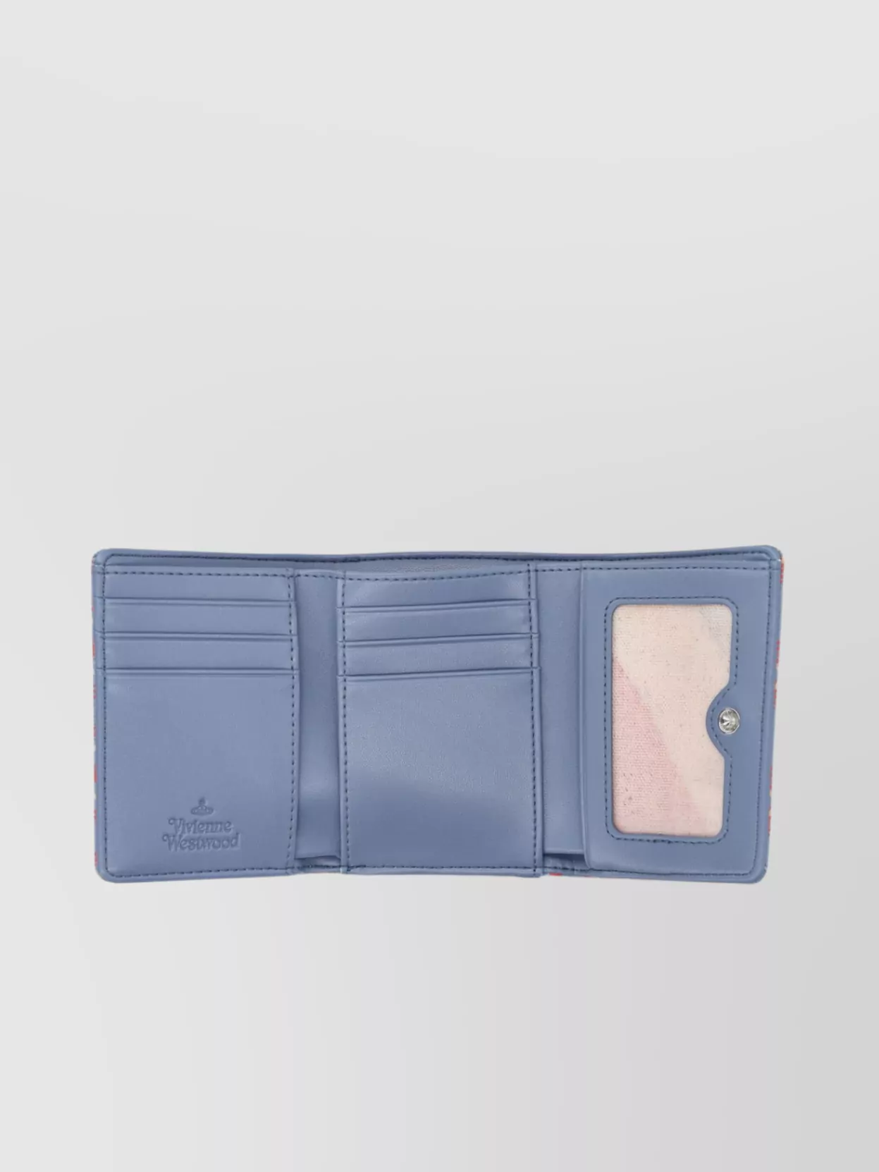 Vivienne Westwood Compact Wallet With Id Window And Logo Detail