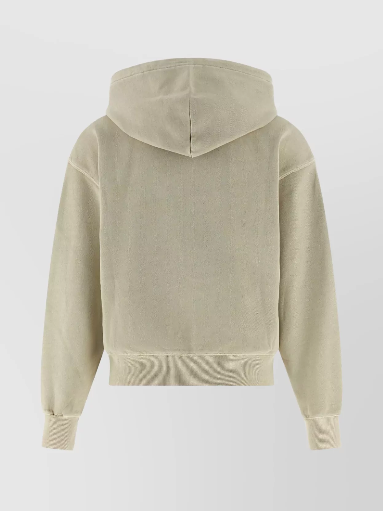 Carhartt Hooded Sweatshirt Featuring Ribbed Cuffs And Hem In Neutral