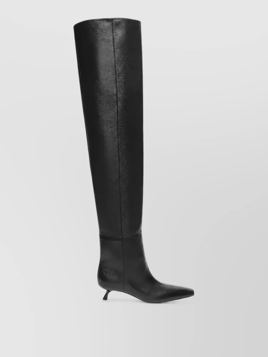 Sportmax Leather High Boots