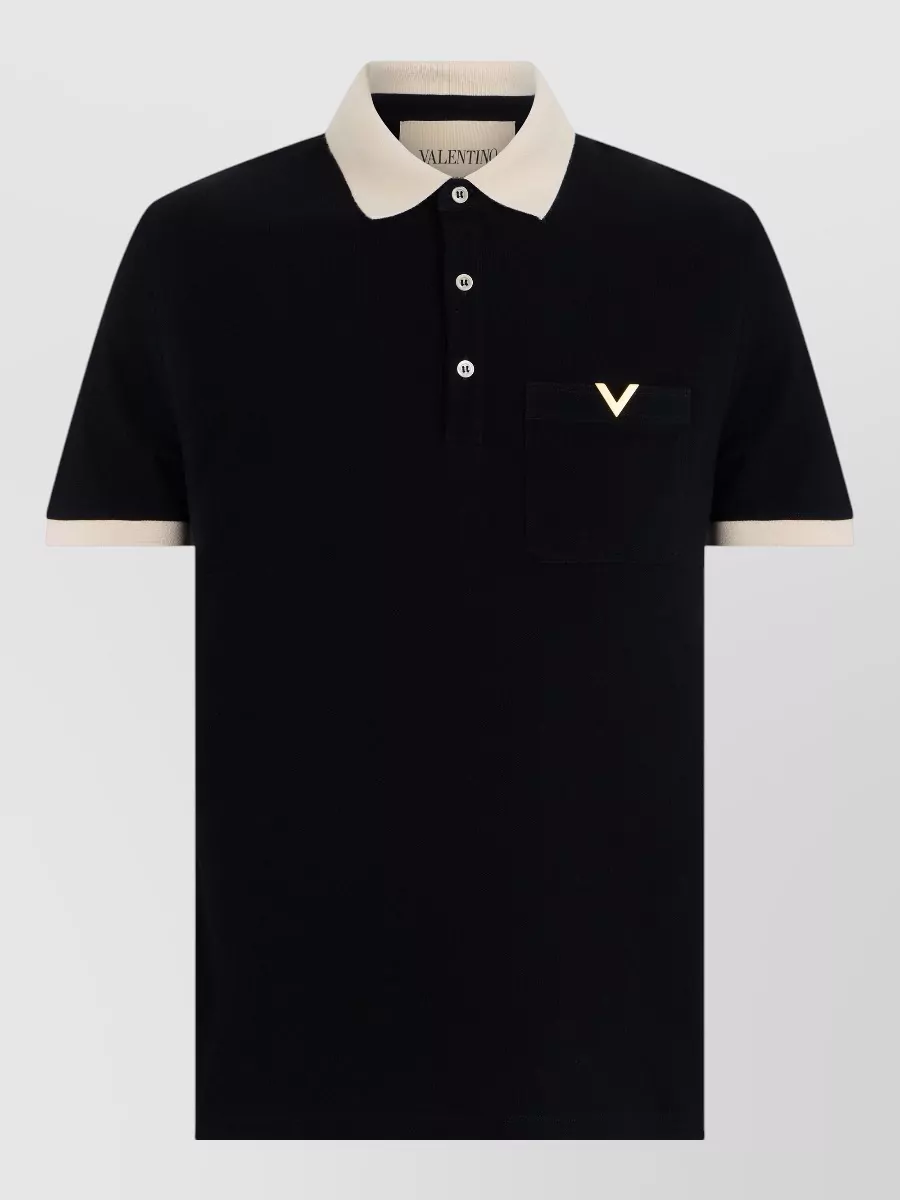 Valentino Garavani cotton short-sleeve polo shirt
