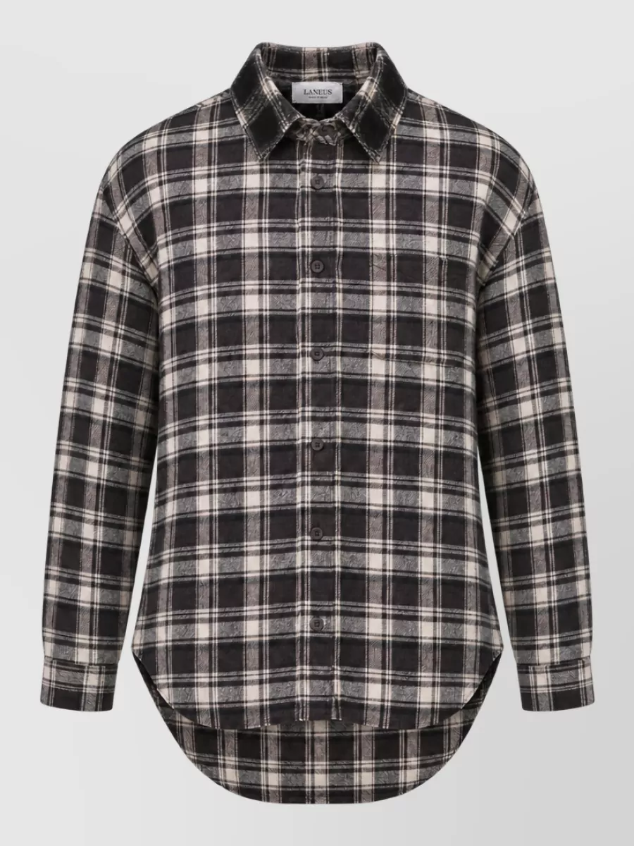 Laneus virgin wool shirt