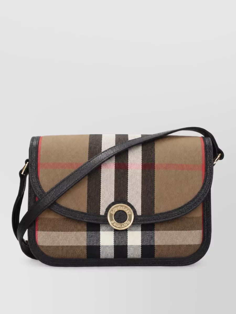 Burberry textile clutch bag