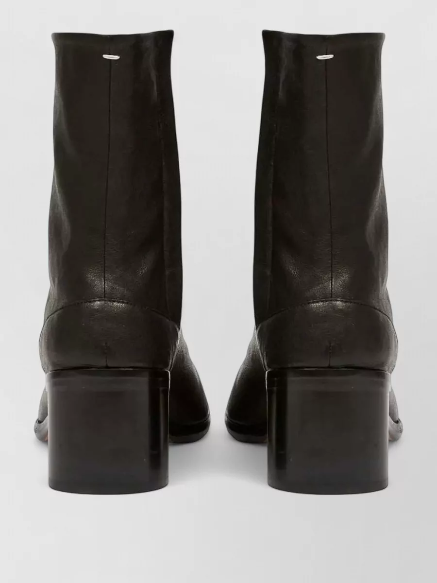 Maison Margiela Leather Tabi Ankle Boots