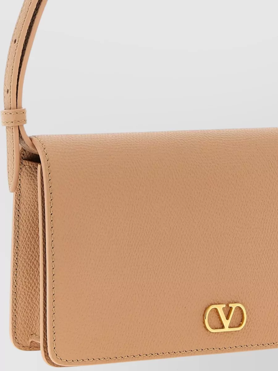 Valentino Garavani Vlogo Signature Leather Shoulder Bag