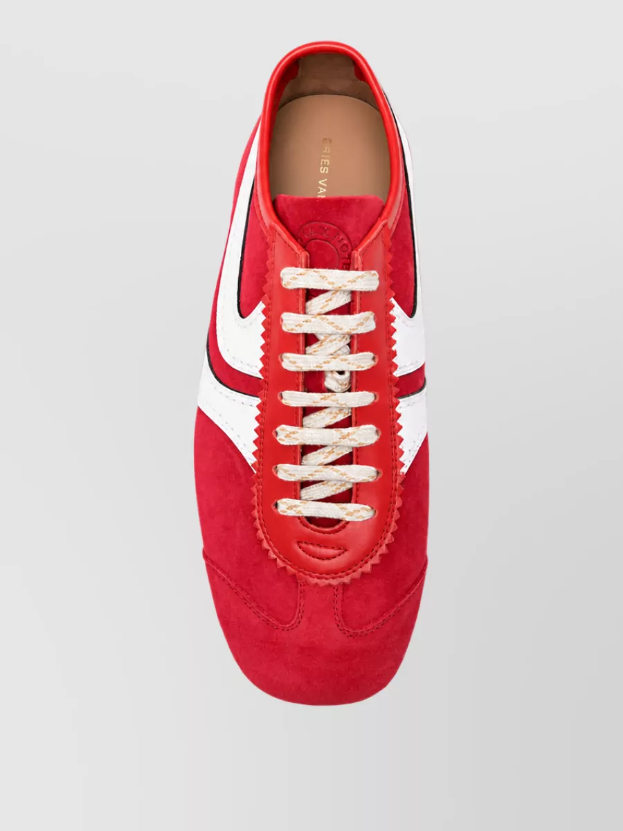 Dries Van Noten Leather Lace-Up Shoes