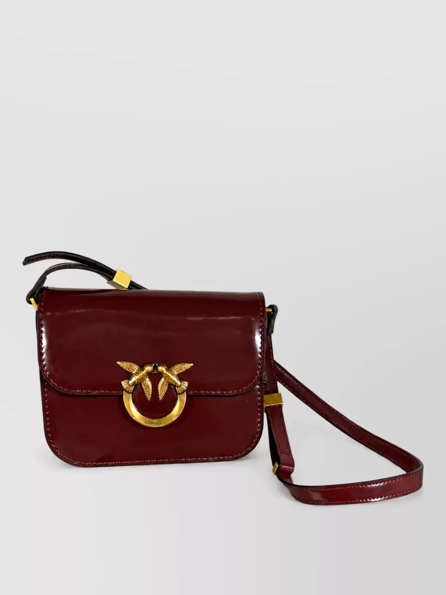 Pinko Na Leather Cross-Body Bag