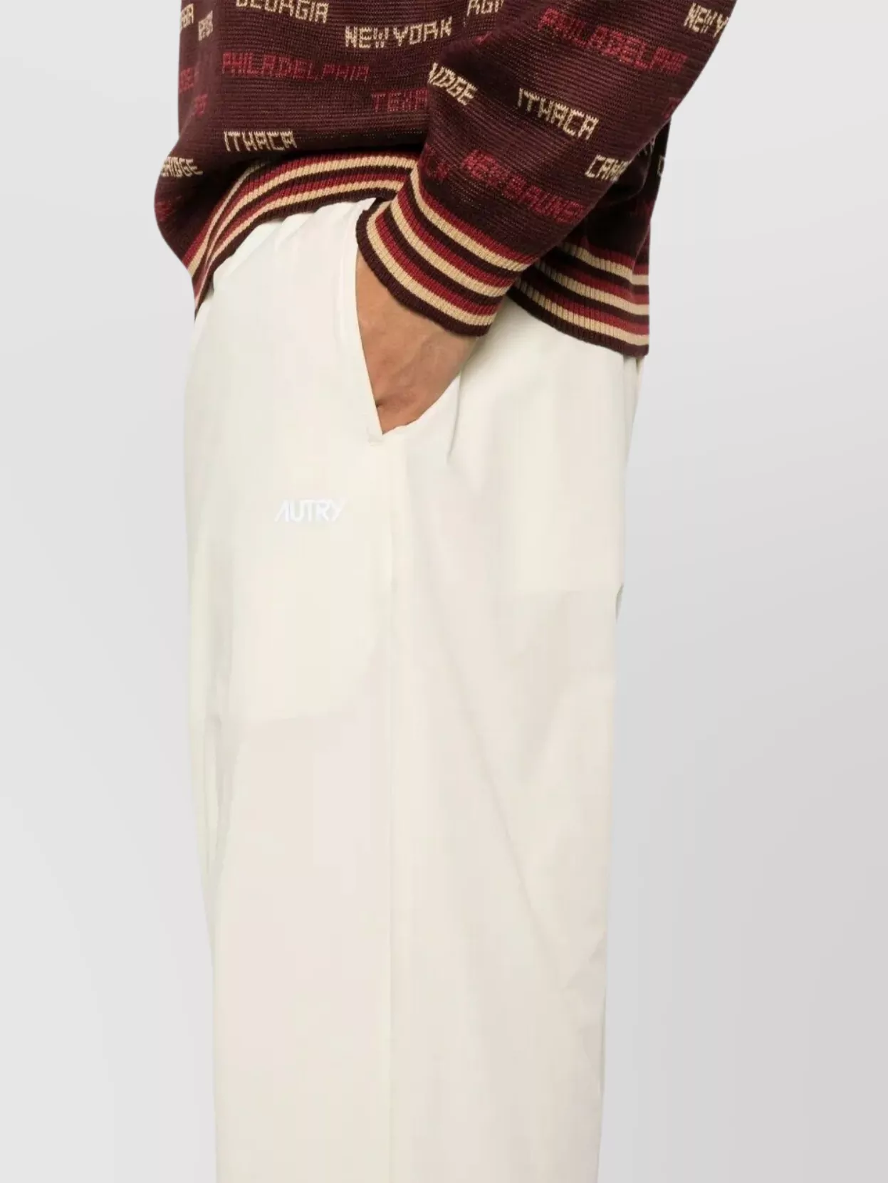 Autry Elastic Waist Nylon Joggers