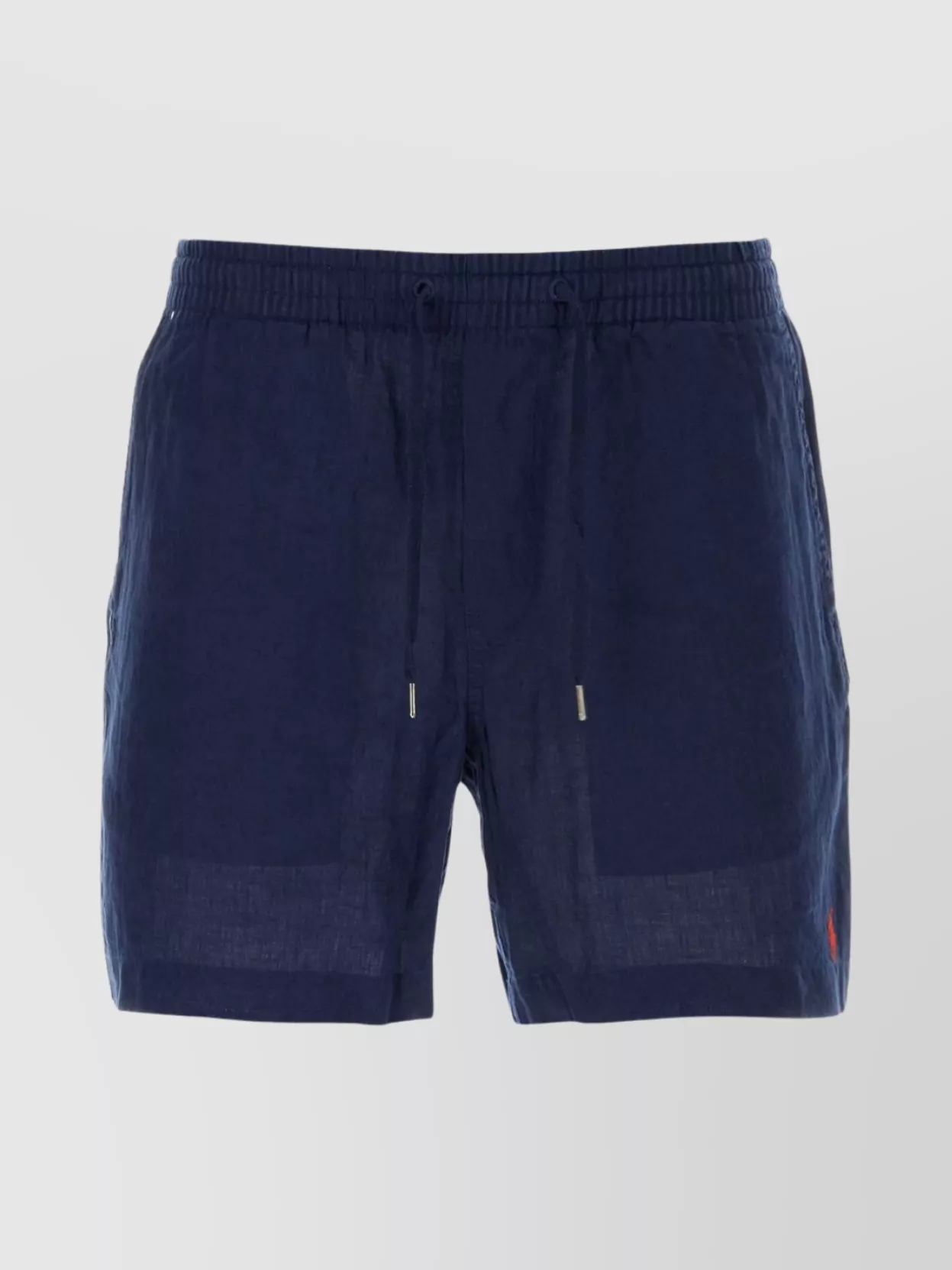 Shop Polo Ralph Lauren Bermuda Linen Shorts Elasticated Waistband