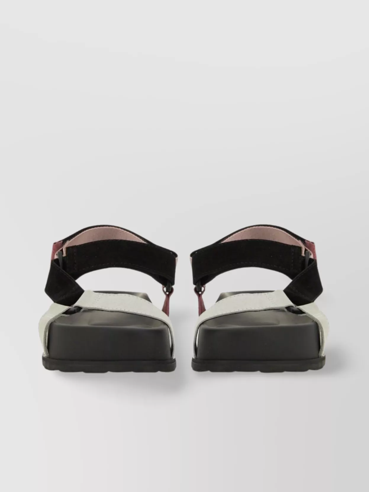 Moschino Logo Open Toe Flat Sole Sandals