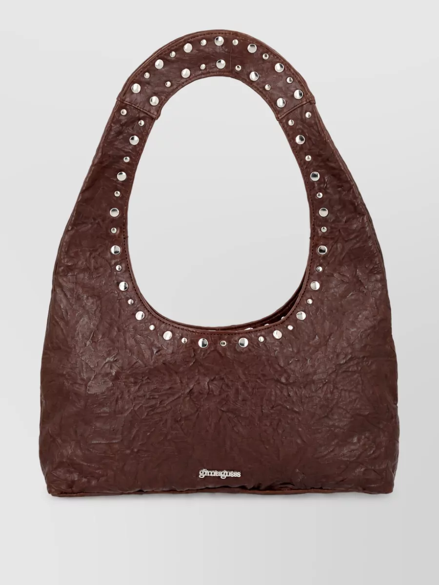 Gimaguas leather studded tote bag