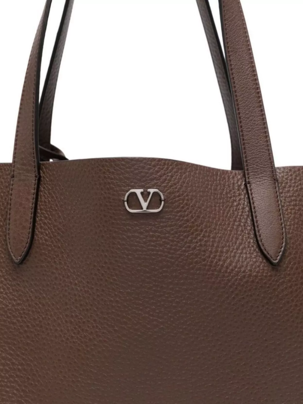 Valentino Garavani Medium Leather Tote With Eyelet And Studs