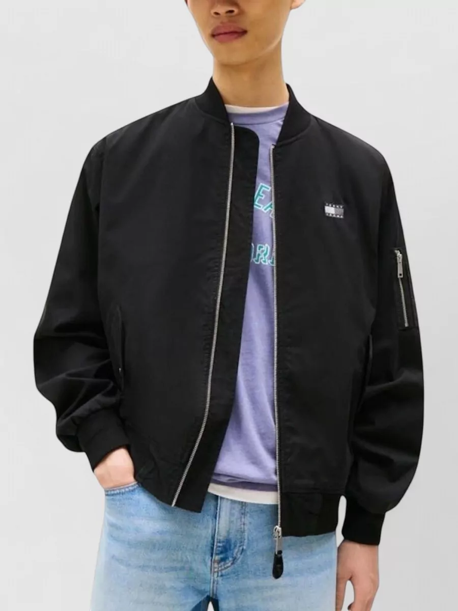 Tommy Hilfiger Recycled Cotton Bomber Jacket