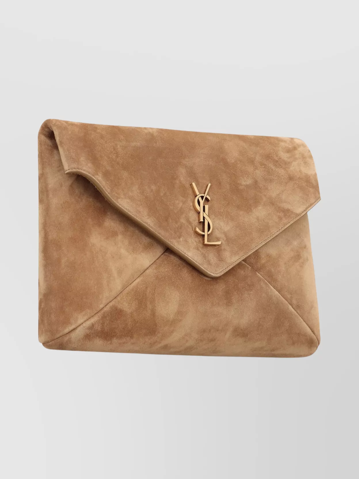Saint Laurent Large Suede Envelope Pouch