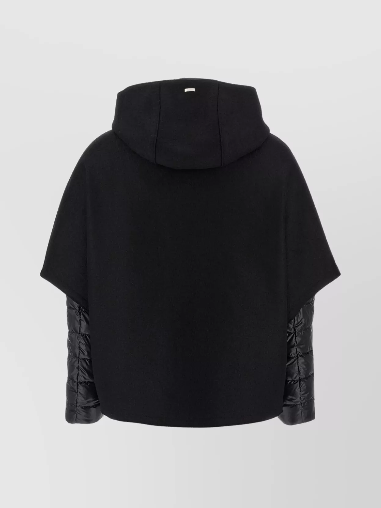 Herno Quilted Cape Hooded Side Pockets