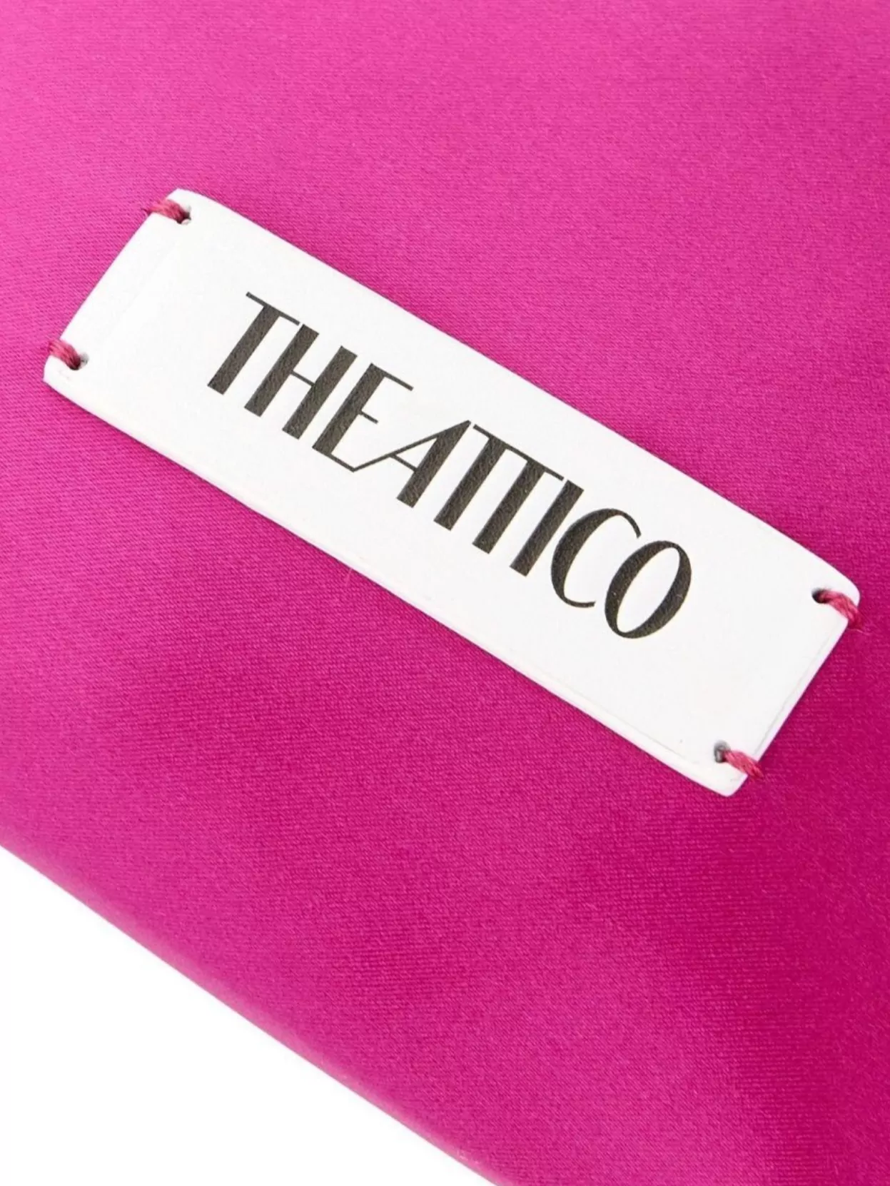 The Attico Satin Handbag Built-In Handles