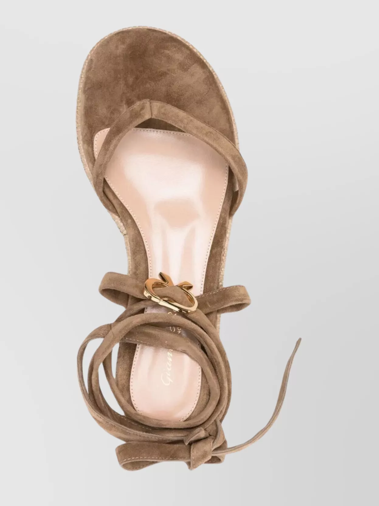 Gianvito Rossi Braided Espadrille Sandal Open Toe