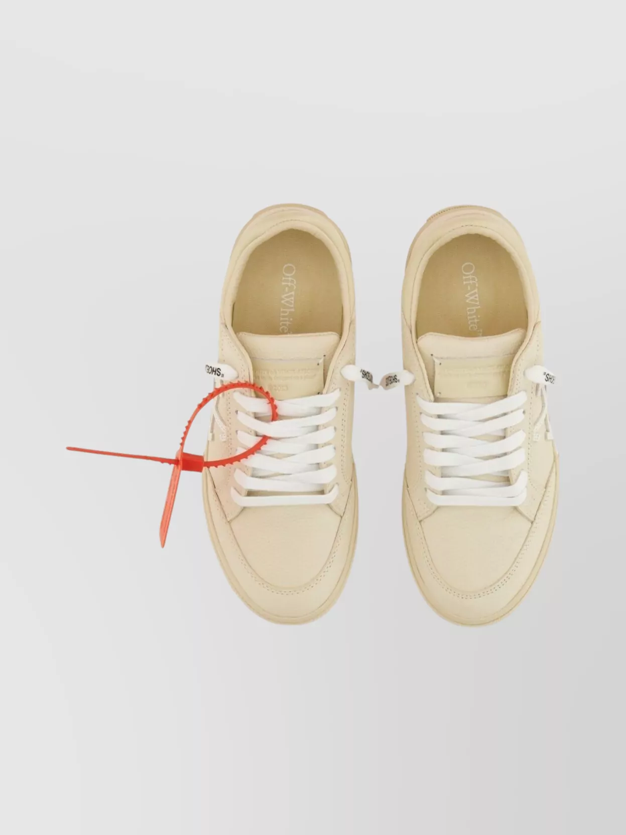 Off-white Casual Low-top Sneakers Rubber Sole In Neutral