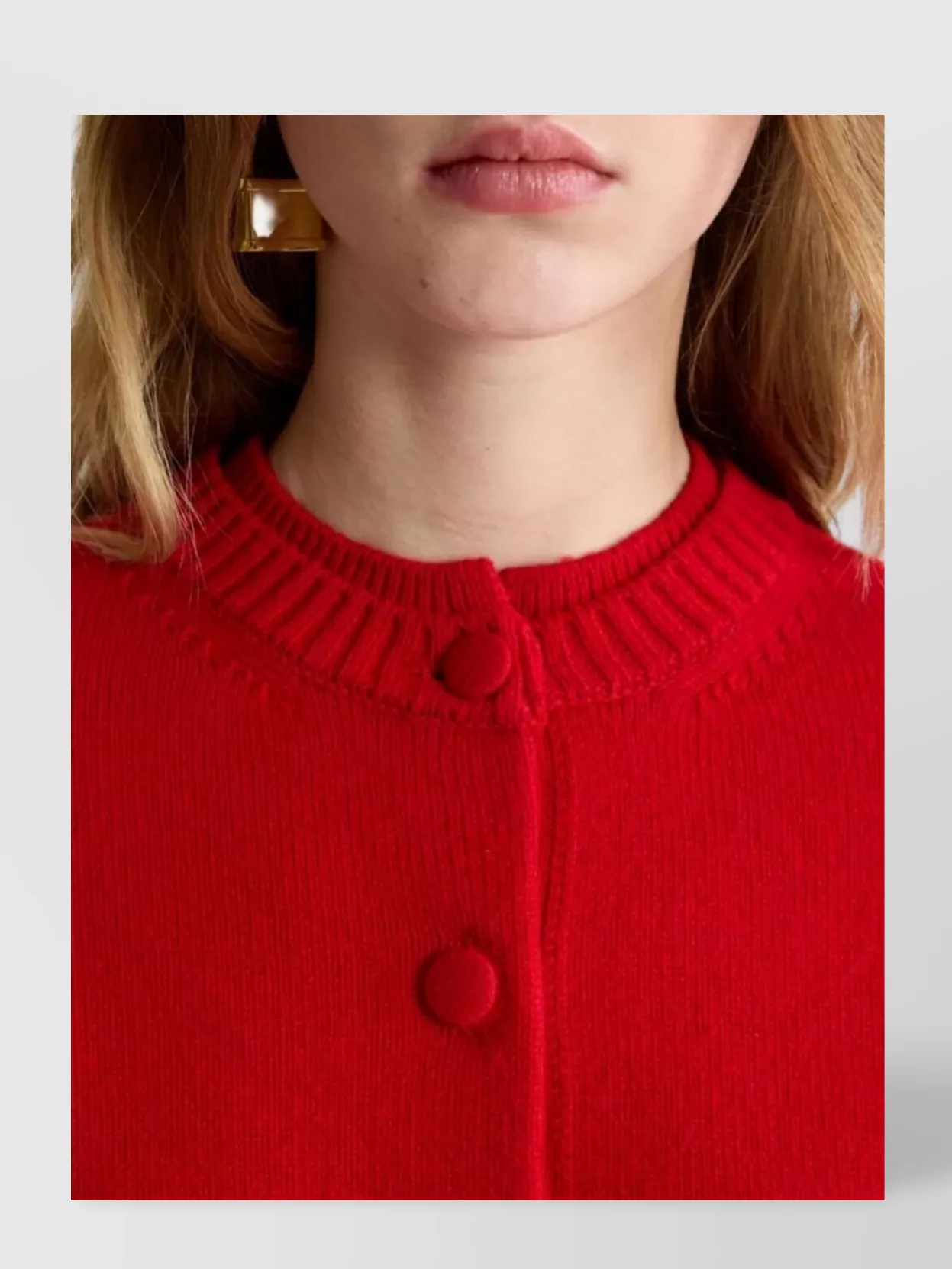 Patou Crew Neck Ribbed Knitwear With Long Sleeves