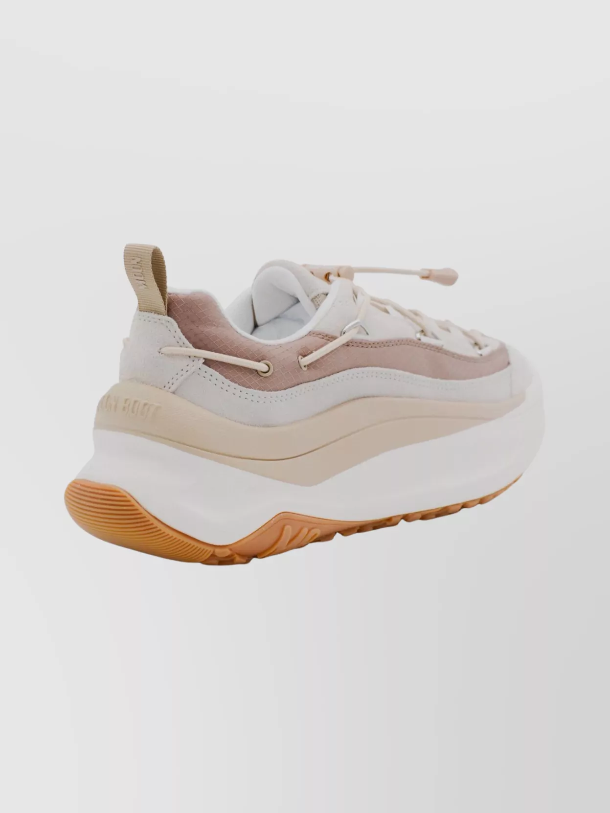 Moon Boot Chunky Sole Sneakers Featuring Mesh Panels