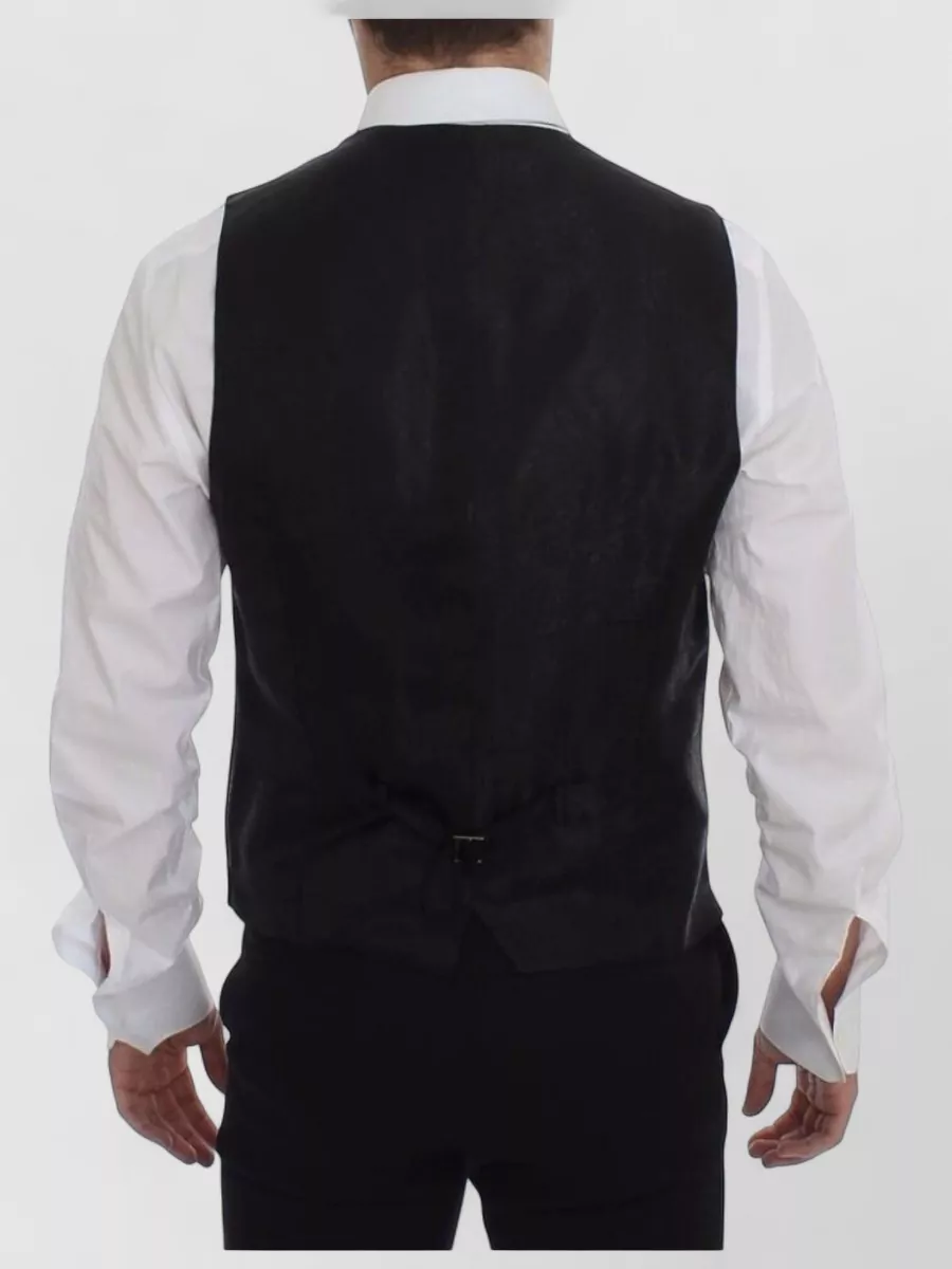 Dolce&Gabbana Striped Wool Waistcoat