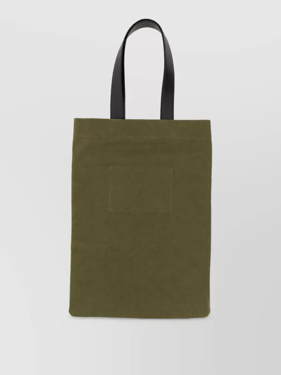 Jil Sander Canvas Shoulder Bag