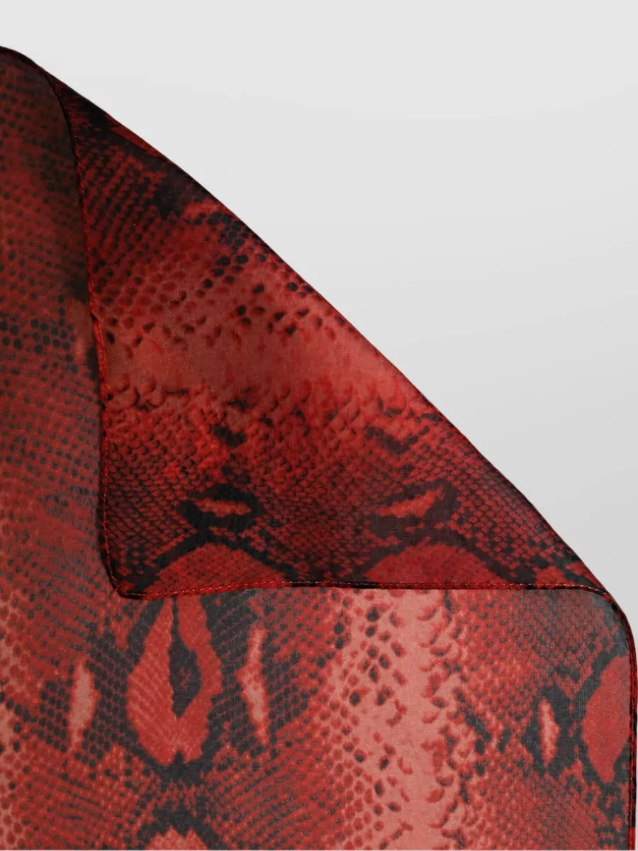Dolce&Gabbana Silk Printed Sheer Scarf