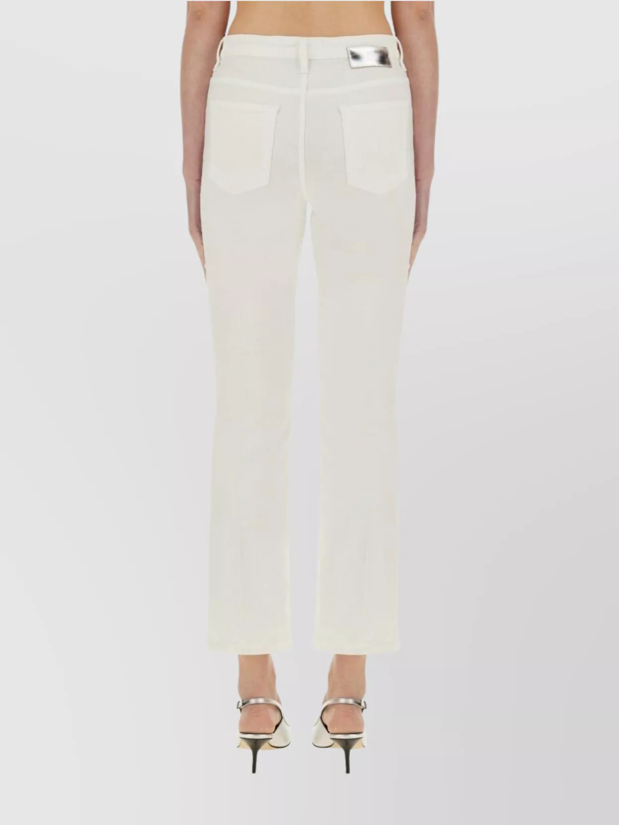 Pt Torino Flare Fit Five-pocket Trousers With Belt Loops