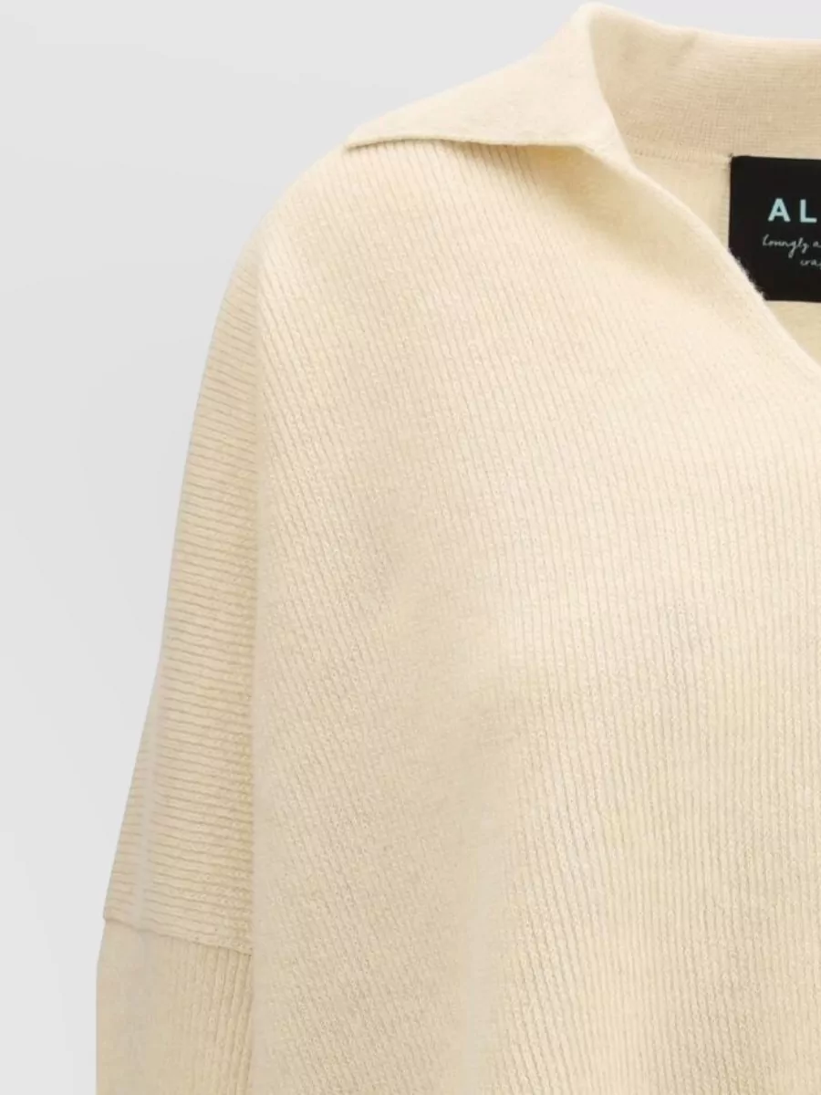 Alanui Cashmere Silk Polo Sweater